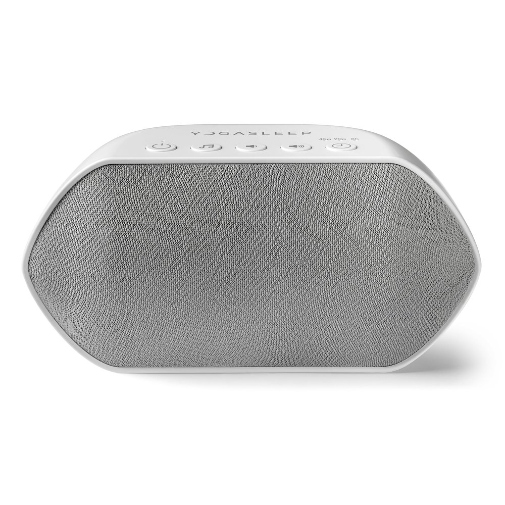 Yogasleep Soundcenter Portable White Noise Machine, 6 Soothing Sounds, 25 Volume Settings, Includes Timer, Sleep Therapy for Adults & Kids, Noise Cancelling for Office Privacy & Meditation