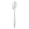 Karat [5.9" - 1,000 pcs] White Individually Wrapped PP Plastic Heavy-Weight Disposable Tea Spoons (U3533W) view 1