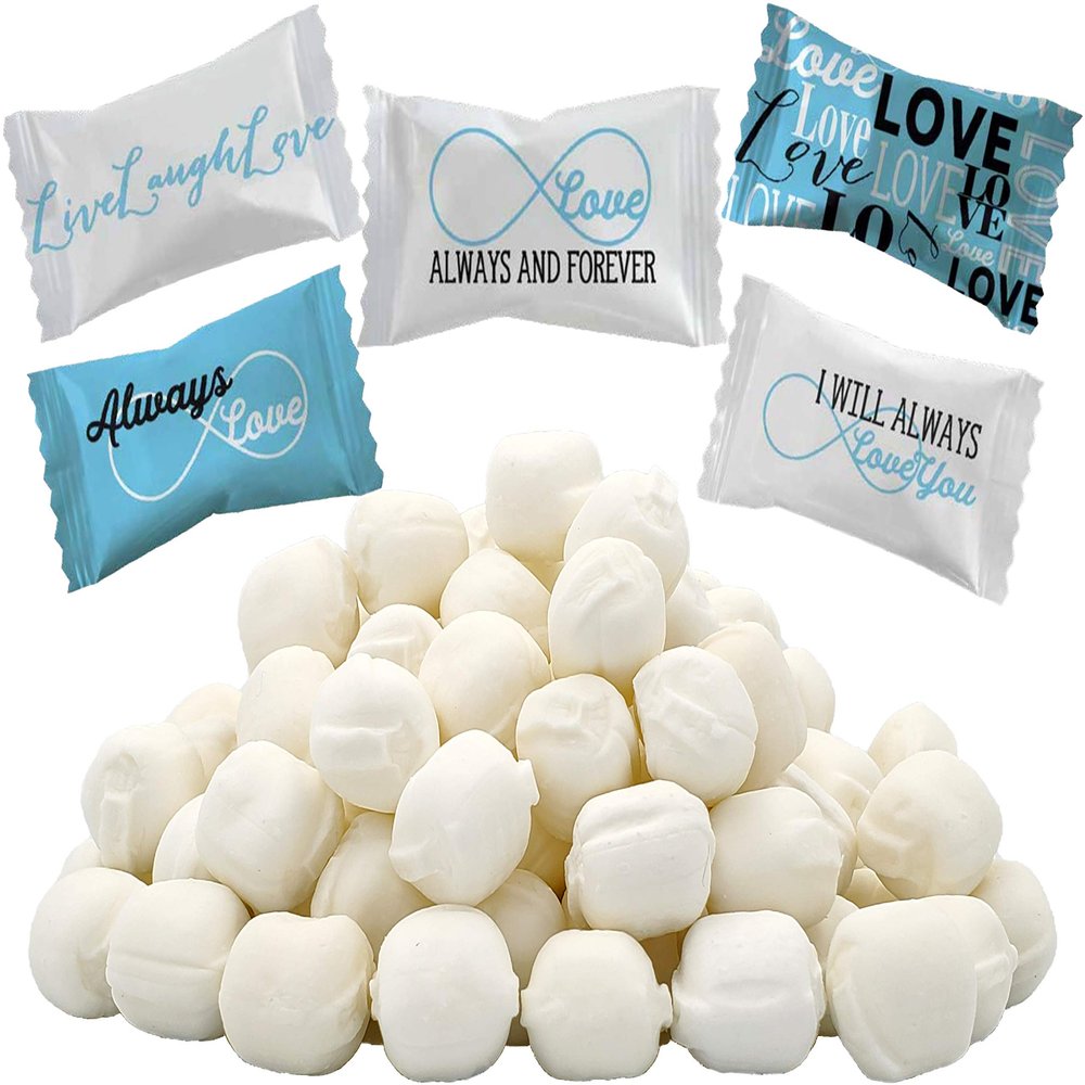 110 Pieces Fruidles Always & Forever Buttermints, Mint Candies, After Dinner Mints, Fat-Free, Kosher Certified, Individually Wrapped