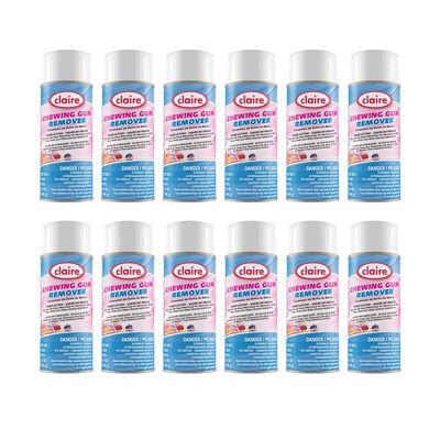 Claire CL813-12pk Chewing Gum Remover; 6.5 Oz. Net Wt.,12 Count