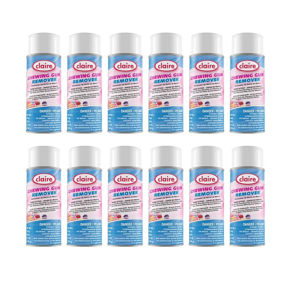 Claire CL813-12pk Chewing Gum Remover; 6.5 Oz. Net Wt.,12 Count