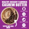 Fit Butters Rory's Cookie Monster Madness (Cookies & Cream Cashew Butter) Spread, Added Protein and Coconut Oil, Low Carb, Low Sugar, Complete Protein Dessert Flavored Nut Butter view 3
