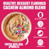 Fit Butters Birthday Cake Cashew Almond Butter Spread - Added Protein and Coconut Oil, Low Carb, Low Sugar, Gluten Free, Complete Protein Dessert Flavored Nut Butter view 2