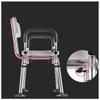 Elderly Bath Stool, Non-Slip Easy to Fold with Potty Bathroom Shower Chair for Handicapped Pregnant Woman ALGFree (Color : A) view 4