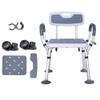 Elderly Bath Stool, Non-Slip Easy to Fold with Potty Bathroom Shower Chair for Handicapped Pregnant Woman ALGFree (Color : C) view 1