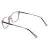 Calabria Vivid Designer Reading Blue Light Blocking Eyeglasses 886 in Light Purple 53 mm +1.00 view 4