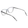Calabria Vivid Designer Reading Blue Light Blocking Eyeglasses 886 in Light Blue 53 mm +4.00 view 4
