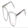 Calabria Vivid Designer Reading Blue Light Blocking Eyeglasses 886 in Shiny Crystal 53 mm +0.50 view 1