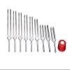 KASHSURG Sacred Solfeggio Magical DNA 9 Healing Tuning Forks with Large Activator and Pouch view 1