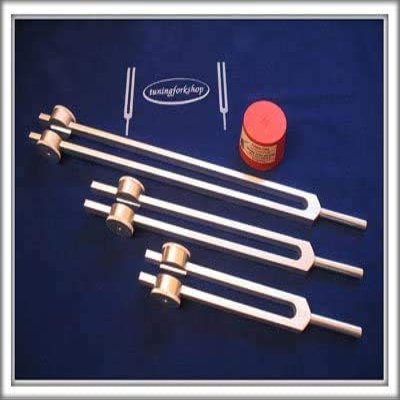 KASHSURG 9 Sacred Solfeggio Tuning Forks for Healing