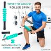 COZLOW 3-in-1 Fascia Roller Kit, Helps Reduce The Appearance of Cellulite, Helps Increase Circulation & Firms Skin, Fascia Massagers for Thighs, HIPS, Arms & Body view 2