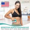 COZLOW 3-in-1 Fascia Roller Kit, Helps Reduce The Appearance of Cellulite, Helps Increase Circulation & Firms Skin, Fascia Massagers for Thighs, HIPS, Arms & Body view 3