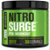 Jacked Factory NITROSURGE Pre Workout Supplement - Endless Energy, Instant Strength Gains, Clear Focus, Intense Pumps - NO Booster & Powerful Preworkout Energy Powder - 30 Servings, Green Apple view 1
