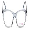 Calabria Vivid Designer Reading Blue Light Blocking Eyeglasses 886 in Light Blue 53 mm +3.00 view 2