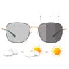 CAOXN Polarized Progressive Reading Glasses Photochromic Sunglasses,Gold,+3.00 view 4