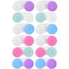 KISEER 12 Pack Colorful Cute Contact Lens Case Bulk Box Holder Container Soak Storage Kit (6 Color) view 1