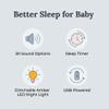 Yogasleep Nod White Noise Sound Machine, With Soft Night Light & Sleep Timer, 20 Sound Options Including Lullabies, Nature & Pink Noise, Sleep Aid For Baby & Adults, Noise Canceling For Office Privacy view 2