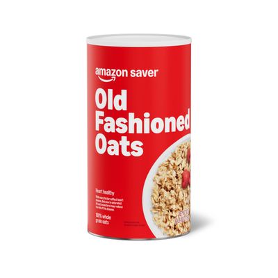 Amazon Saver, Whole Grain Old Fashioned Oats, 2.6 Lb (Previously Happy Belly, Packaging May Vary)