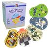 Ortopad Bamboo Boys Eye Patches, 50/Box (Medium Size, 2-4 yrs) Racing Flames Pack view 1