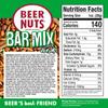 BEER NUTS Bar Mix w/Wasabi - Pretzels, Cheese Stix, Sesame Stix, Insane Grain & Wasabi Peas - 12oz Resealable Jar (Pack of 2) view 2