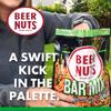 BEER NUTS Bar Mix w/Wasabi - Pretzels, Cheese Stix, Sesame Stix, Insane Grain & Wasabi Peas - 12oz Resealable Jar (Pack of 2) view 4