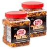 BEER NUTS Habanero Bar Mix - Fiery Hot Habanero Mix Of Peanuts, Corn Sticks & Insane Grain - 12oz Resealable Jar (Pack of 2) view 1