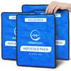 4 Pack XXL Reusable Hot and Cold Gel Ice Packs for Injuries | Cold Compress, Ice Pack, Gel Ice Packs, Cold Pack, ice Pack, Cold Packs for Injuries | 11x14.5 in view 1