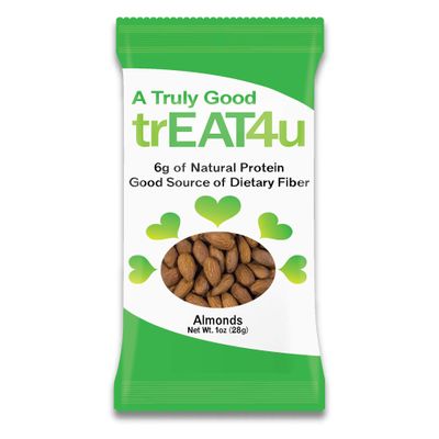 Almonds trEAT4u, 1oz, 24-count
