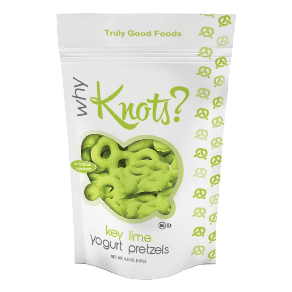 Key Lime Yogurt Pretzels Why Knots?, 4.5oz, 12-count