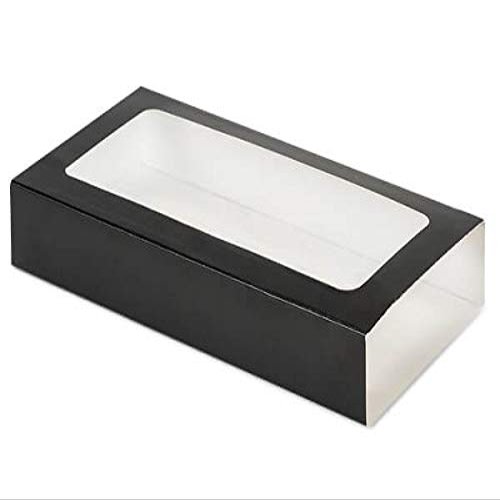 100 PK, Black Slide Open Candy Box Sleeve, 8 x 4.25 x 1" for Candy Or Small Gifts
