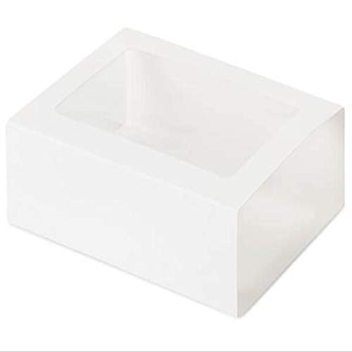 100 PK, White Slide Open Candy Box Sleeve, 6.5 x 4.75 x 2" for Candy Or Small Gifts