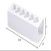 100 PK, White Macaron & Cookie Sleeve with Heart Window, 8.25 x 2.5 x 2" for Events, Birthday Parties, Upscale Events, Made in USA view 2