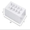 100 PK, White Macaron & Cookie Sleeve with Heart Window, 8.25 x 5 x 2" for Events, Birthday Parties, Upscale Events, Made in USA view 2