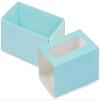 10 PK, Aqua Macaron Cookie Box Set, 3.75 x 2.5 x 2" for Events, Birthday Parties, Upscale Events view 1
