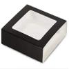 100 PK, Black Slide Open Candy Box Sleeve, 5.75 x 5.75 x 1" for Sweet Desserts, Made in USA view 1