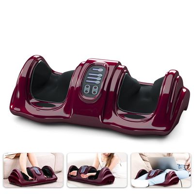 ARLIME Shiatsu Foot Massager with Remote, 4 Modes Deep Kneading Rolling, Leg Ankle & Calf and Feet Massage for Neuropathy, Pain Relief, Plantar Fasciitis, Blood Circulation, Burgundy