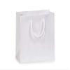 100 PK, White Matte Gift Bags, Petite 4 x 2.5 x 4" for Holiday & Events view 1