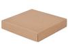 25 PK, Kraft Box Lids, 8 x 8 x 1.5" for Food Packaging, Boxes Sold Separately view 1