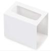 50 PK, White Macaron & Cookie Sleeve with Window, 3.75 x 2.5 x 2" for Events, Birthday Parties, Upscale Events, Made in USA view 1