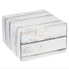 6 PK, Distressed Wood Gourmet Shipping Boxes, 9 x 9 x 4" for Party, Holiday & Events view 1