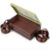 18 PK, Pistachio & Chocolate Window Box with Ribbon, 8.25 x 4.5 x 1.5" for Party, Holiday & Events view 1