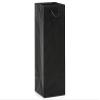 100 PK, Black Matte Gift Bags, Wine 4.5 x 4.5 x 13" for Holiday & Events view 1