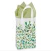 250 PK, Watercolor Greenery Plastic Gift Bags, Cub 8 x 4 x 10" for Party, Wedding, Holiday & Event view 1