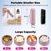 Zannaki Metal Moisture Proof Weekly Pill Organizer, Stackable Aluminum Alloy BPA Free Travel Hiking 7 Day Pill Box Case Waterproof and Large Compartment to Hold Pills, Vitamins, Fish Oil, Supplements view 2