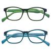 ALWAYSUV 2 Pack Kids Blue Light Blocking Glasses, Anti-Eye Strain Computer Glasses for Children, Transparent Lens, Lightweight & Durable view 1