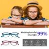 ALWAYSUV 2 Pack Kids Blue Light Blocking Glasses, Anti-Eye Strain Computer Glasses for Children, Transparent Lens, Lightweight & Durable view 4