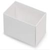 50 PK, White Macaron & Cookie Box Base, 3.75 x 2.5 x 2" for Events, Birthday Parties, Upscale Events, Made in USA view 1