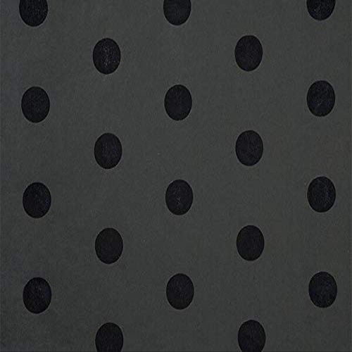 200 Sheets, Black On Black Hot Stamp Dot Tissue 20 x 30"S for Christmas, Valentine's Day, Wedding Gifts Or Birthday Gifts