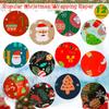 Konsait 12Pack Folded Large Sheets of Christmas Wrapping Paper Traditional Gift Wrap, Christmas Decoration,Xmas Festive Designs- Kids Snowman, Santa, Christmas Tree, Snowflake, Reindeer, 74 X 51cm view 3