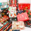 Konsait 12Pack Folded Large Sheets of Christmas Wrapping Paper Traditional Gift Wrap, Christmas Decoration,Xmas Festive Designs- Kids Snowman, Santa, Christmas Tree, Snowflake, Reindeer, 74 X 51cm view 4